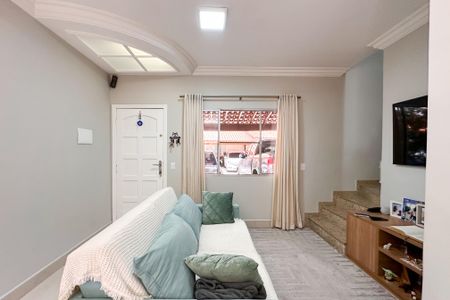 Sala de casa de condomínio à venda com 2 quartos, 90m² em Vila Jerusalem, São Bernardo do Campo