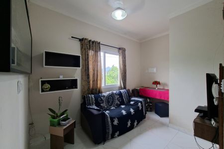 Sala de casa de condomínio para alugar com 2 quartos, 50m² em Vila Caiçara, Praia Grande