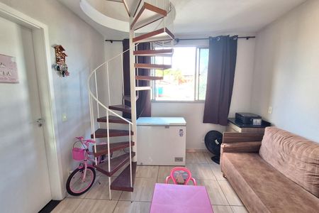 Sala de apartamento para alugar com 2 quartos, 76m² em Chácaras Rio-petrópolis, Duque de Caxias