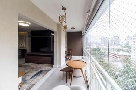 Varanda gourmet de apartamento para alugar com 2 quartos, 98m² em Alphaville, Santana de Parnaíba