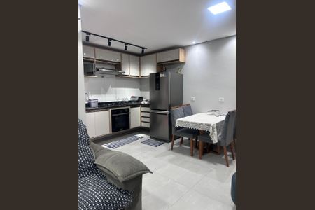 Cozinha de apartamento à venda com 2 quartos, 80m² em Vila Sacadura Cabral, Santo André