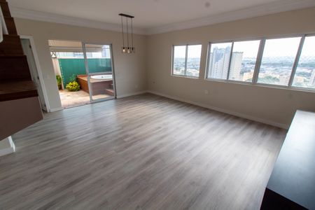 Sala de apartamento à venda com 3 quartos, 136m² em Parque das Flores, Campinas