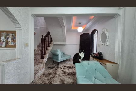 Sala de casa à venda com 3 quartos, 180m² em Jardim Santo André CDHU, Santo André