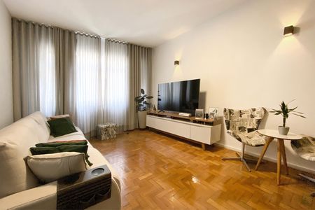 Sala de apartamento à venda com 3 quartos, 90m² em Serra, Belo Horizonte