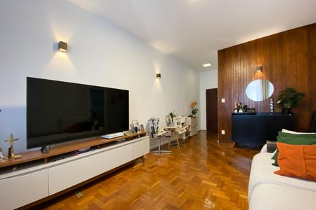 Sala de apartamento à venda com 3 quartos, 90m² em Serra, Belo Horizonte