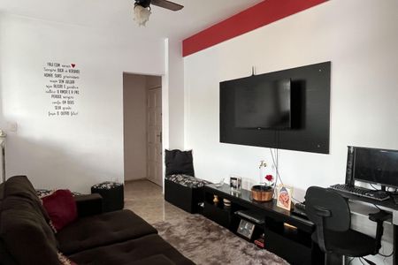 Sala de apartamento para alugar com 2 quartos, 70m² em Areia Branca, Santos