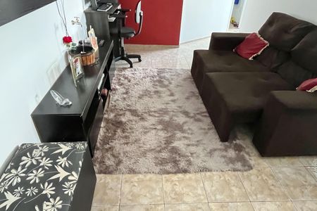 Sala de apartamento para alugar com 2 quartos, 70m² em Areia Branca, Santos