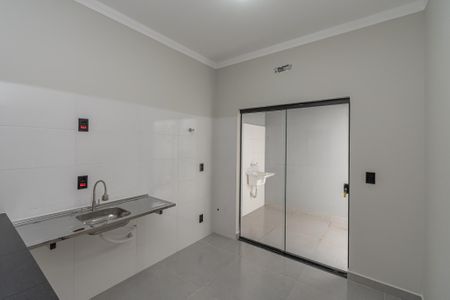 Cozinha de kitnet/studio para alugar com 1 quarto, 35m² em Jardim Campo Belo, Sumaré