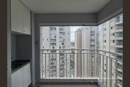 Varanda da Sala de apartamento para alugar com 3 quartos, 76m² em Vila Augusta, Guarulhos
