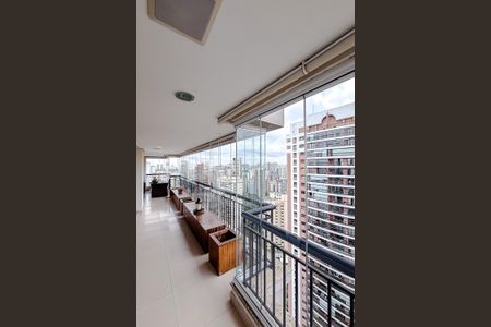 Varanda da Sala de apartamento para alugar com 3 quartos, 216m² em Jardim Vila Mariana, São Paulo