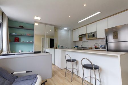 Sala de apartamento à venda com 1 quarto, 33m² em Cidade Mãe do Céu, São Paulo