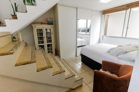 Suíte - armários de apartamento à venda com 1 quarto, 45m² em Vila Tramontano, São Paulo