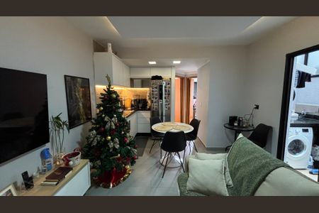 Sala - Sala de Jantar de apartamento à venda com 2 quartos, 44m² em Vila Scarpelli, Santo André