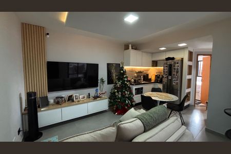 Sala - Sala de Jantar de apartamento à venda com 2 quartos, 44m² em Vila Scarpelli, Santo André