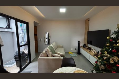 Sala - Sala de Jantar de apartamento à venda com 2 quartos, 44m² em Vila Scarpelli, Santo André