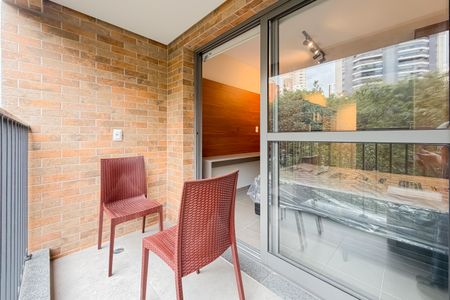 Varanda de kitnet/studio para alugar com 1 quarto, 24m² em Chácara Klabin, São Paulo