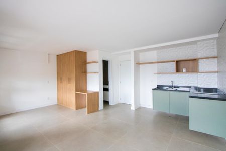 Sala de apartamento para alugar com 1 quarto, 43m² em Jardim, Santo André