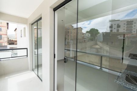 Varanda da Sala de apartamento à venda com 2 quartos, 61m² em Jardim Industrial, Contagem