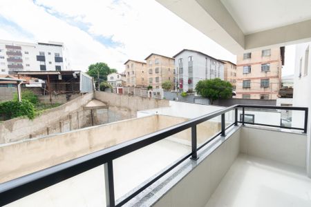 Varanda da Sala de apartamento à venda com 2 quartos, 61m² em Jardim Industrial, Contagem