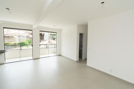 Sala e Cozinha de apartamento à venda com 2 quartos, 61m² em Jardim Industrial, Contagem