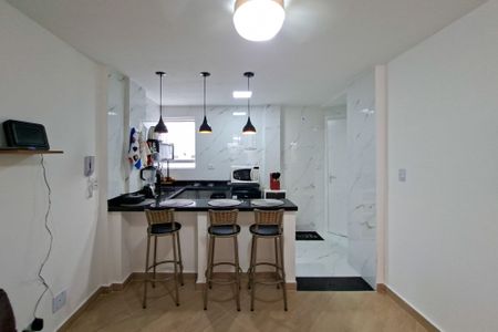 Cozinha de kitnet/studio para alugar com 0 quarto, 30m² em Aviação, Praia Grande