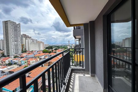 Varanda da Sala de apartamento para alugar com 1 quarto, 39m² em Belenzinho, São Paulo