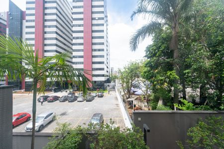 Vista da Varanda da Sala de kitnet/studio à venda com 1 quarto, 44m² em Mirandópolis, São Paulo