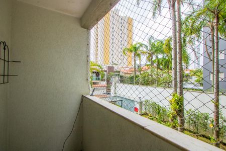 Varanda da sala de apartamento para alugar com 3 quartos, 89m² em Vila Gilda, Santo André