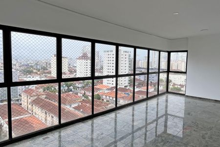 Sala de apartamento para alugar com 3 quartos, 189m² em Vila Matias, Santos