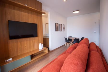 Sala de apartamento para alugar com 1 quarto, 46m² em Jardim Guaruja, Sorocaba