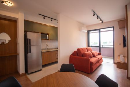 Sala de apartamento para alugar com 1 quarto, 46m² em Jardim Guaruja, Sorocaba