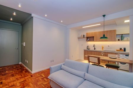 Sala de apartamento para alugar com 1 quarto, 44m² em Floresta, Porto Alegre