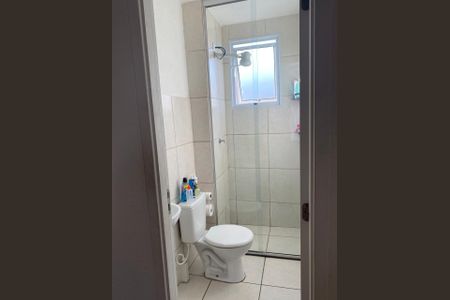 Banheiro de apartamento para alugar com 2 quartos, 45m² em Caiapos, Contagem