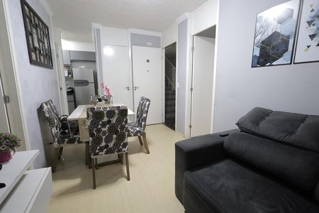 Sala de apartamento à venda com 3 quartos, 52m² em Vila Lutécia, Santo André