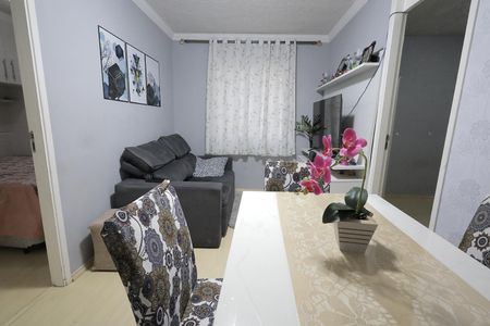Sala de apartamento à venda com 3 quartos, 52m² em Vila Lutécia, Santo André