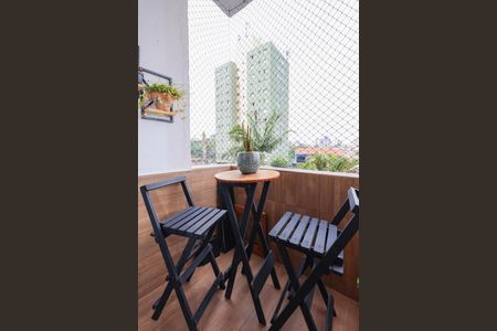 Varanda da Sala de apartamento à venda com 2 quartos, 54m² em Jardim Monte Alegre, Taboão da Serra