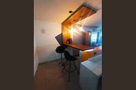 Cozinha de kitnet/studio para alugar com 1 quarto, 28m² em Centro, Curitiba