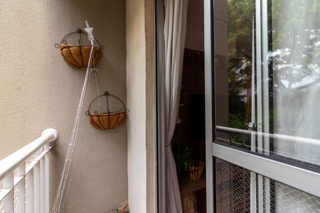 Varanda da Sala de apartamento à venda com 2 quartos, 50m² em Jardim Centenario, São Paulo