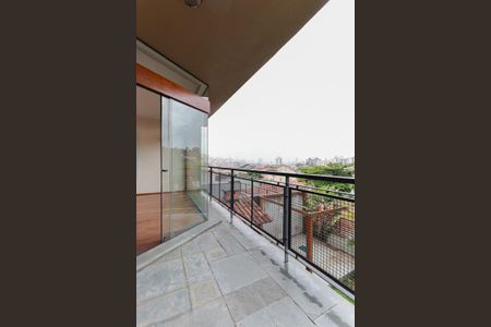 Varanda da sala de estar de casa para alugar com 5 quartos, 345m² em Jardim Franca, São Paulo