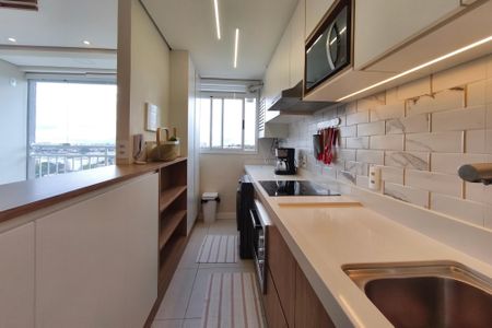 Cozinha de apartamento à venda com 2 quartos, 46m² em Jardim São Vicente, Campinas