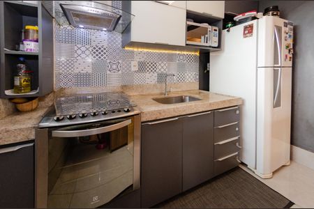 Cozinha de apartamento para alugar com 3 quartos, 77m² em Grajaú, Belo Horizonte