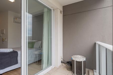 Varanda do Quarto de kitnet/studio para alugar com 1 quarto, 23m² em Sé, São Paulo