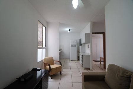 Sala de apartamento para alugar com 2 quartos, 46m² em Jardim Manoel Penna, Ribeirão Preto