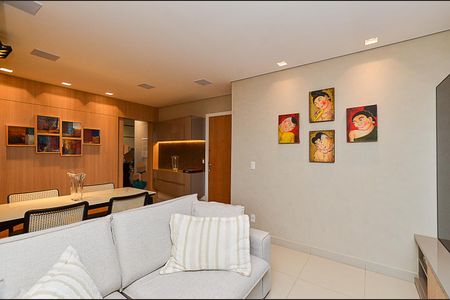 Sala Ambientes de apartamento à venda com 2 quartos, 136m² em Serra, Belo Horizonte