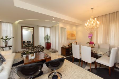 Sala de estar 1 de casa de condomínio à venda com 4 quartos, 361m² em Paquetá, Belo Horizonte