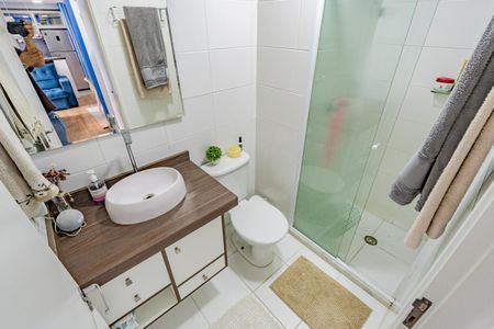 Banheiro da Suíte de apartamento à venda com 2 quartos, 53m² em Vila Moraes, São Paulo