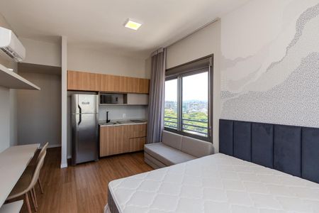 Sala/Cozinha de kitnet/studio para alugar com 1 quarto, 30m² em Farroupilha, Porto Alegre