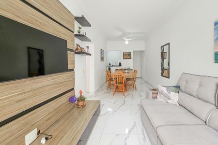 Sala de apartamento para alugar com 2 quartos, 75m² em Jardim Vitoria, Guarujá