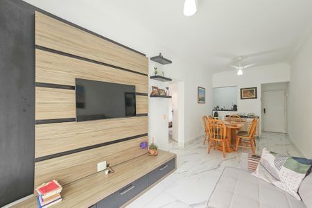 Sala de apartamento para alugar com 2 quartos, 75m² em Jardim Vitoria, Guarujá
