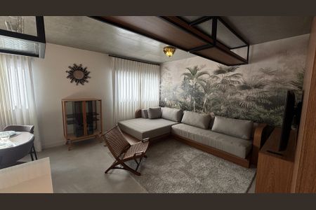 Sala - Quarto de apartamento para alugar com 1 quarto, 36m² em Jardim Jamaica, Santo André